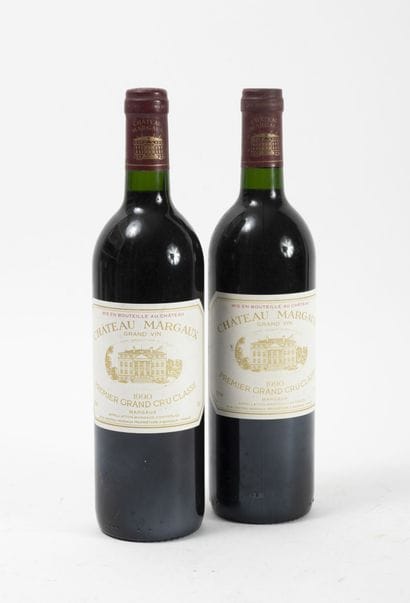 CHÂTEAU MARGAUX
2 bouteilles 1990.

GCC1...