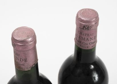 CHÂTEAU LARMANDE 
2 bouteilles 1985.

GC...
