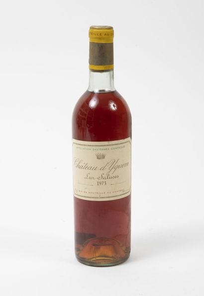 CHÂTEAU D'YQUEM
1 bouteille, 1973.

Sauternes.

Niveau...