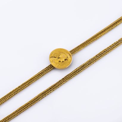 Chain in yellow gold (750) with Venetian...