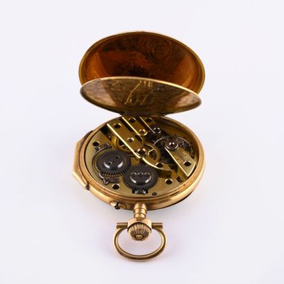 Pocket watch in yellow gold (750).

Back...