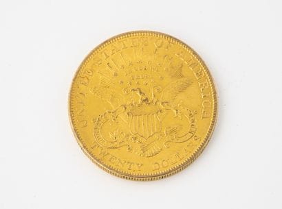 ETATS-UNIS
Pièce de 20 dollars or, 1904.

Poids...
