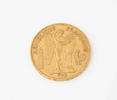 France
Une pièce de 100 francs or, Paris,...