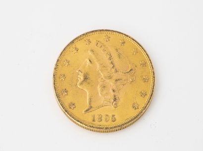 ETATS-UNIS
Pièce de 20 dollars or, 1895.

Poids...