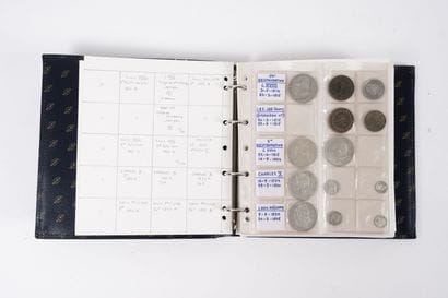 FRANCE, de 1814 à 1990
Lot de pièces en argent...