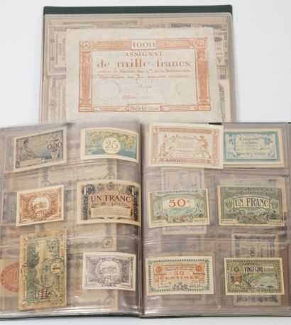 FRANCE, Révolution et XXème siècles
Lot d'assignats...