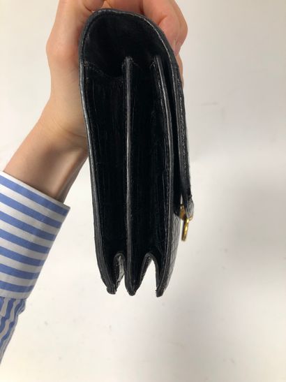 HERMES Paris
Handbag anchor chain, black...