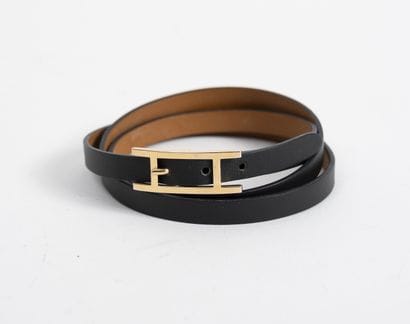 HERMES Paris, Behapi 
Bracelet double tour...