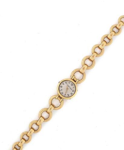 Montre bracelet de dame en or 750 millièmes,...