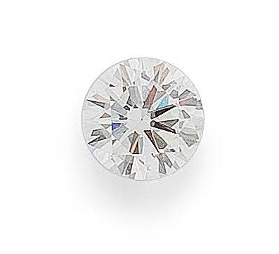 Diamant rond brillanté sur papier.
Poids...