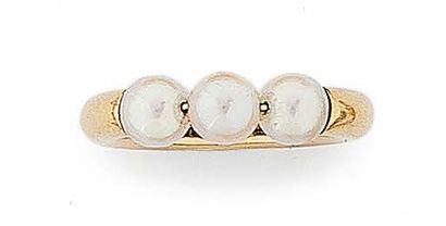 CHAUMET Paris
Bague en or jaune (750) formée...