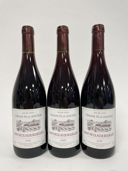 SAINT-NICOLAS-DE-BOURGUEIL
3 bottles, 2008.

Domaine...