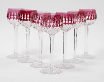 SAINT LOUIS
Seven wine glasses of the Rhine...