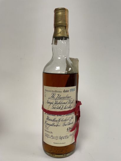 THE MACALLAN SINGLE HIGHLAND MALT SCOTCH...