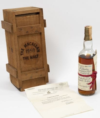 THE MACALLAN SINGLE HIGHLAND MALT SCOTCH...