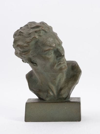 UGO CIPRIANI (1887-1960)
Buste de Jean Mermoz.

Épreuve...
