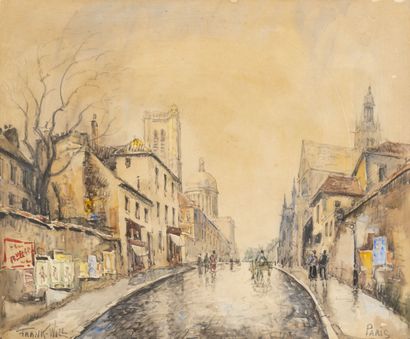 FRANK-WILL (1900-1951)
Paris.

Watercolor...