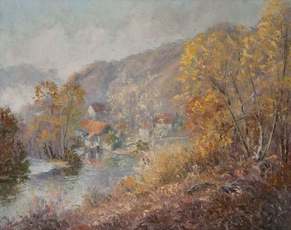 Gaston THIERY (1922-2013)
Matin d'automne...