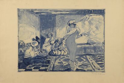 D'après Lucien SIMON (1861-1945)
The oriental...