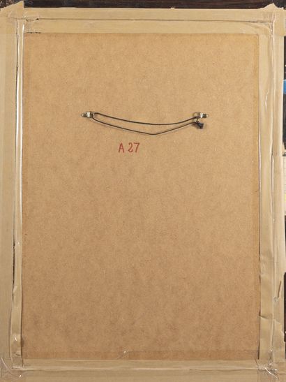 Franz PRIKING (1927-1979)
Bouquet de fleurs.

Encre...