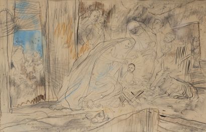 Edy LEGRAND (1892-1970)
Nativity, 1954.

Graphite,...