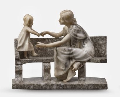 D'après Guglielmo PUGI
Femme et enfant sur...