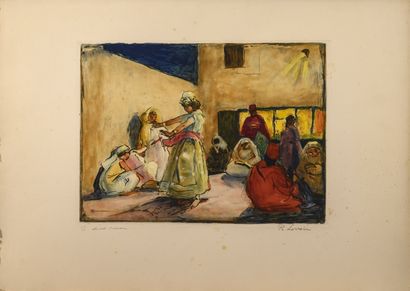 Lucien SIMON (1861-1945)
The oriental dancer.

Etching...