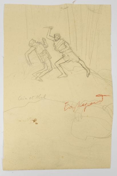 Edy LEGRAND (1892-1970)
Nativity, 1954.

Graphite,...