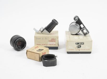 Ensemble Leitz Leica. 

Dans boîte Leitz...