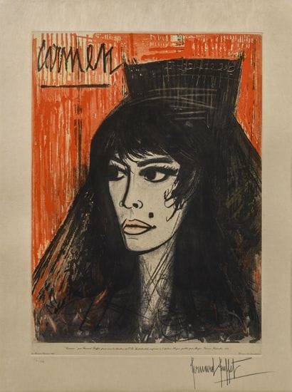 Bernard BUFFET (1928-1999)
Carmen, 1985.

Aquatinte...