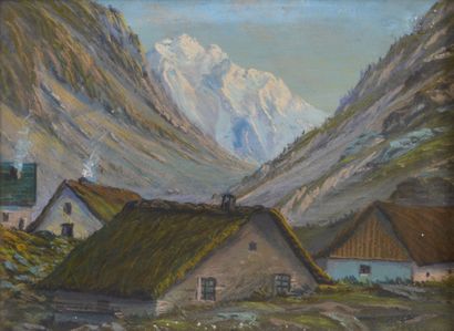 Joseph GIROUD (XIXème-XXème)
Landscapes of...