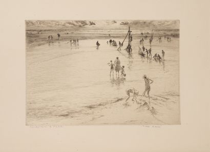 Edgar CHAHINE (1874-1947)
Low Tide, 1931.

Drypoint...