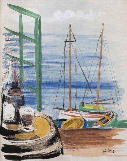 D'après Moïse KISLING (1891-1953)
The port...