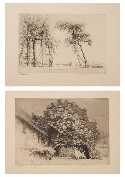 Edgar CHAHINE (1874-1947)
The chestnut tree,...