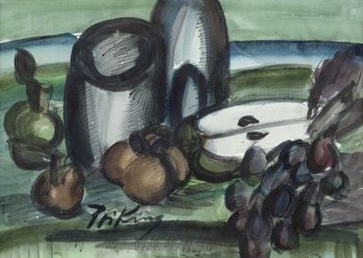 Franz PRIKING (1927-1979)
Nature morte.

Encre...