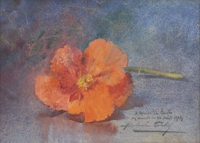 Blanche Odin (1865-1957)
Poppy, 1929.

Watercolor...