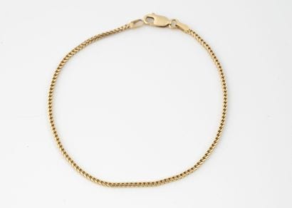 Yellow gold bracelet (750) with Venetian...