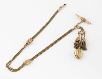 Pretty watch chain with three strands of...