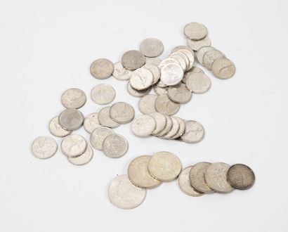 France
Lot of silver coins, including:

-...