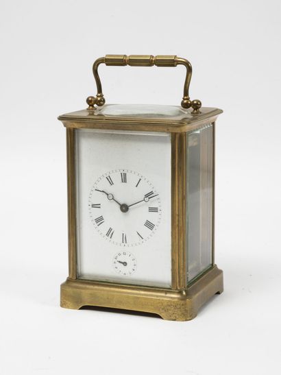 XXème SIECLE
Officer's alarm clock with gilt...