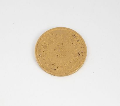 France
20 francs gold coin, Paris 1859.

Weight...