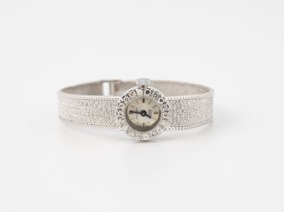 ASTOREX
Ladies' wristwatch in white gold...