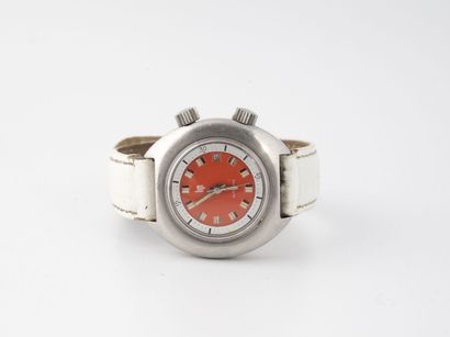 LIP
Ladies' wristwatch.

Steel barrel case...