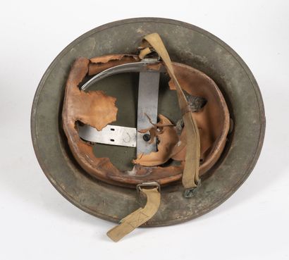 Casque américain modèle 1917 A1 en acier...