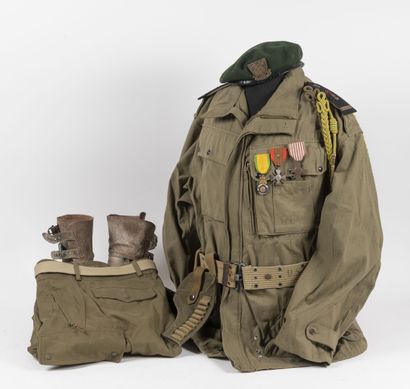 Uniforme d'un sous-lieutenant Commando Marine...