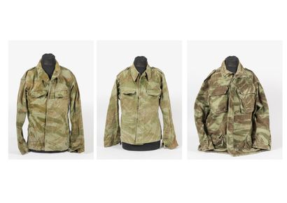Lot d'une veste 47/52 TAP en toile camouflée...
