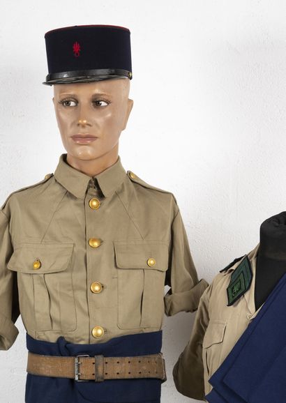 Mannequin de sous-officier de compagnie saharienne...