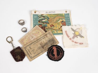 Souvenir d'Indochine.

Rare insigne tissu...