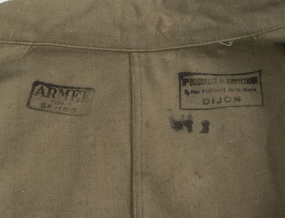 Uniforme d'un sous-lieutenant Commando Marine...