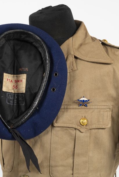 Tenue été d'un chasseur parachutiste du 1er...